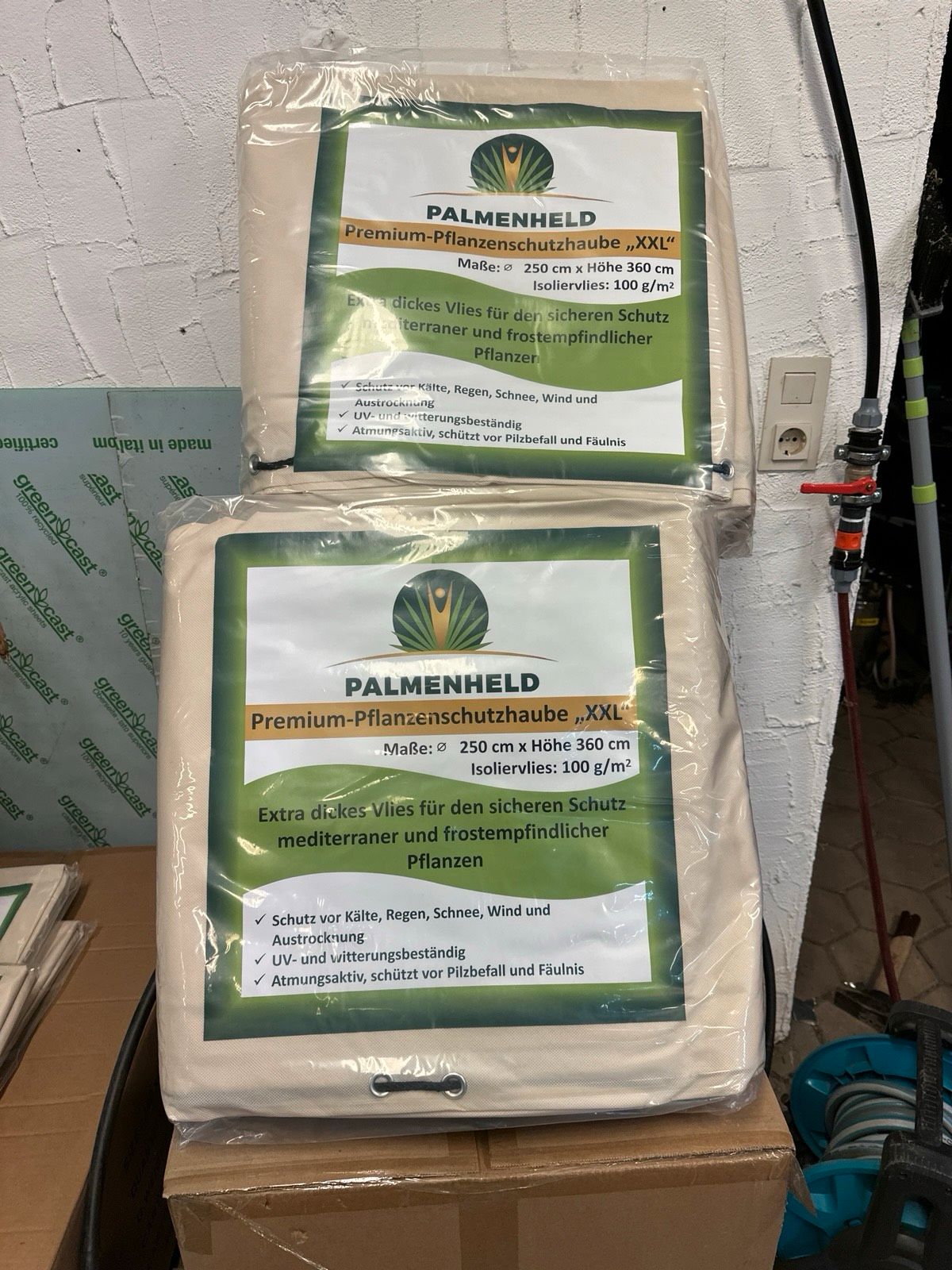 XXXL Winterschutz Schutzhaube Pflanzensack Olive Palme 250x360cmx360cm